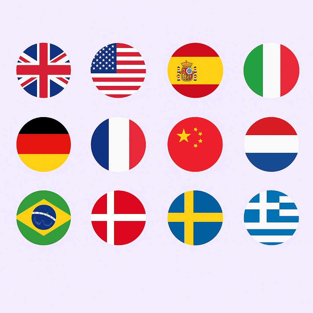 Multilingual Support with Flags
